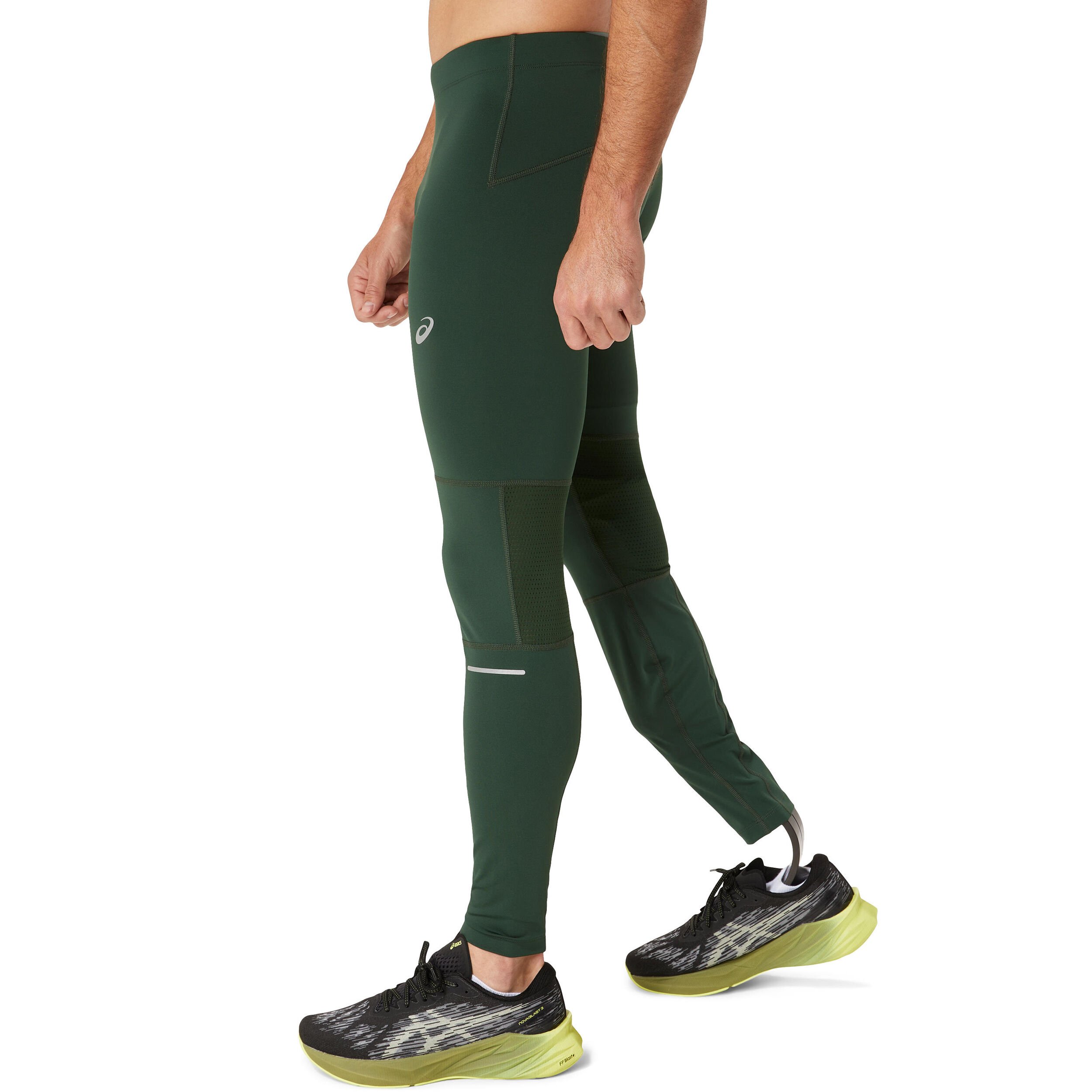 Green running cheap tights mens