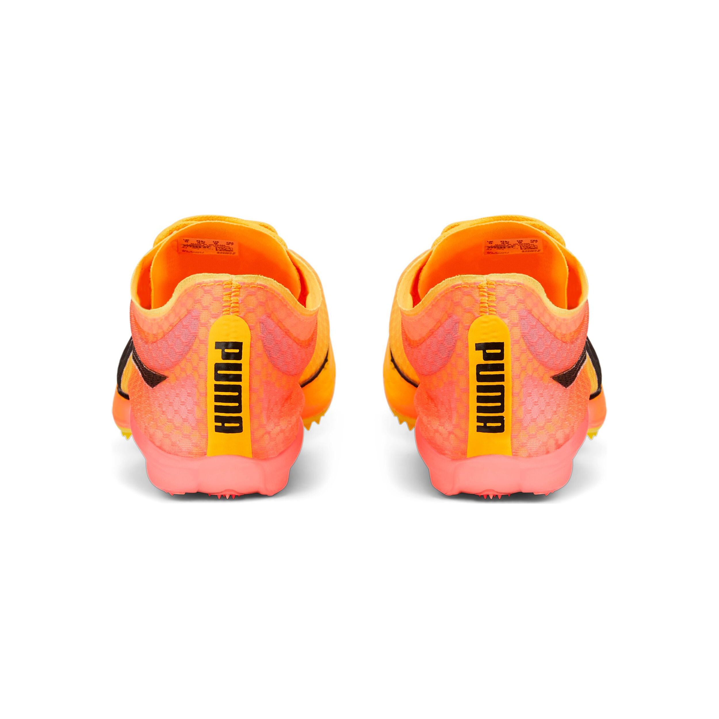 EvoSPEED Distance Nitro Elite+ 2 Spike Shoes - Yellow, Orange
